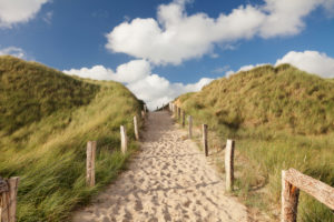 way over a dune to the west beach, Sylt, North Frisia, Schleswig Holstein, Germany way over a dune to the west beach, Sylt, North Frisia, Schleswig Holstein, Germany